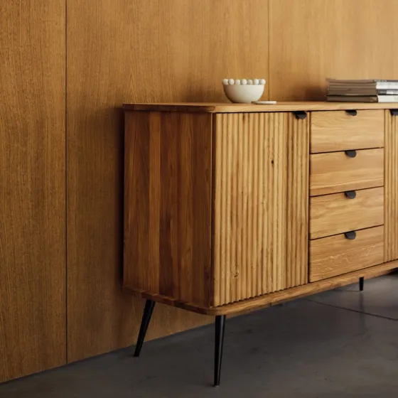 Buffet bois avec tiroirs collection Linéa