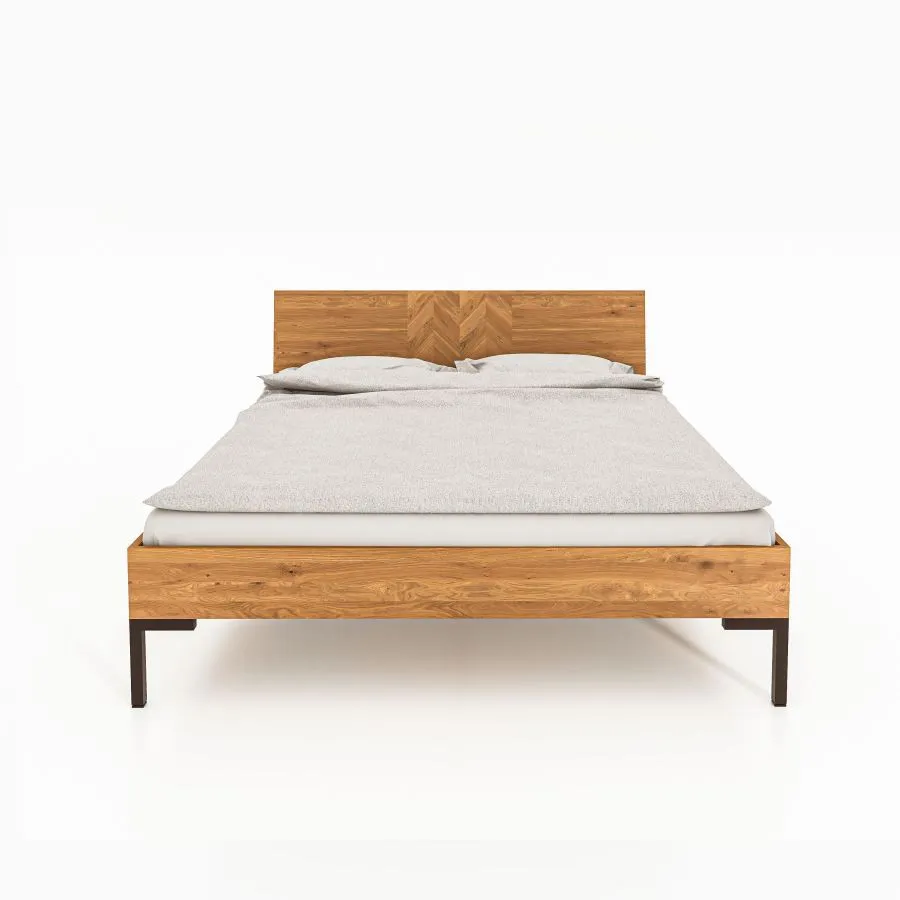 Lit en bois style industriel collection Harmony
