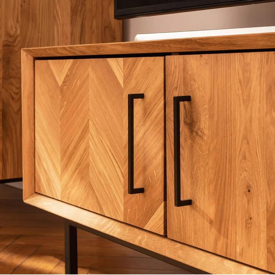 Meuble TV bois massif collection Harmony