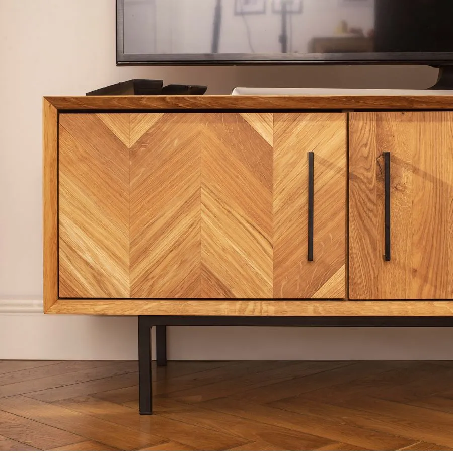 Meuble TV bois naturel collection Harmony