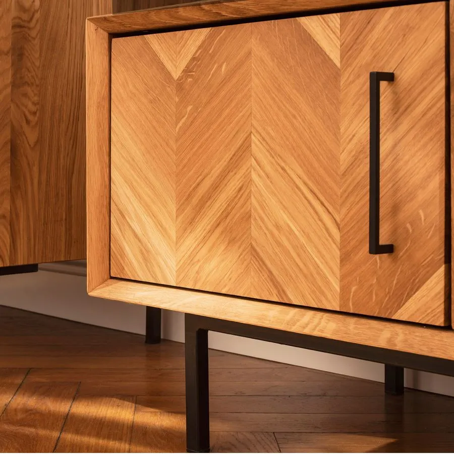 Meuble TV chêne moderne collection Harmony