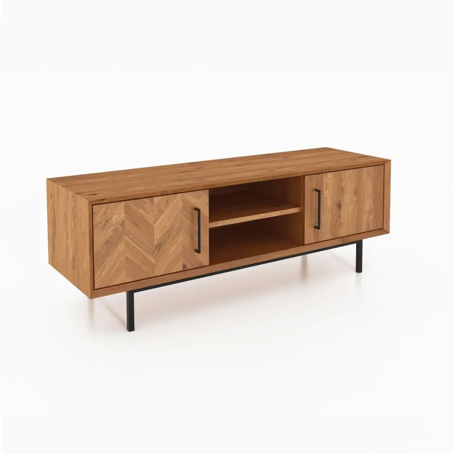 Meuble TV bois massif moderne collection Harmony