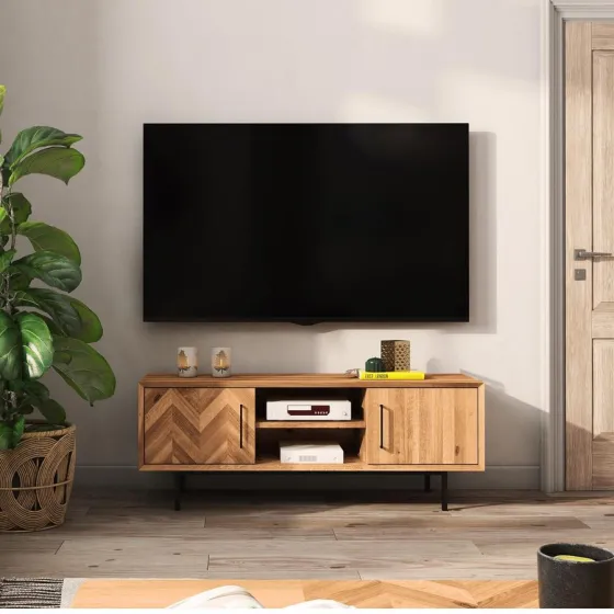 Meuble TV bois massif collection Harmony