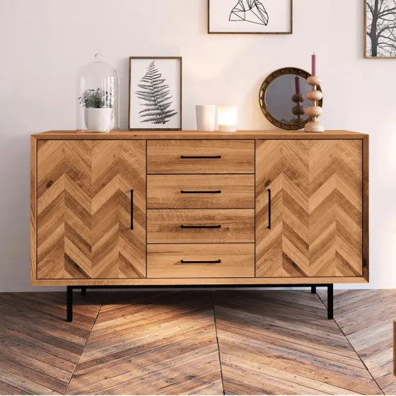 Buffet bois massif moderne collection Harmony