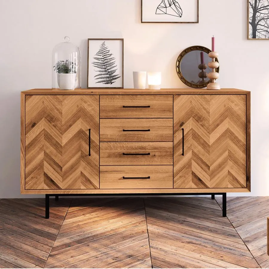 Buffet bois massif moderne collection Harmony
