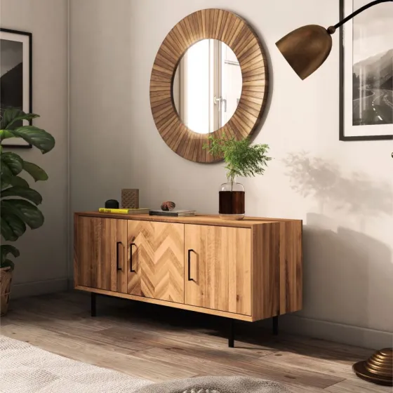 Buffet bas chêne 3 portes collection Harmony