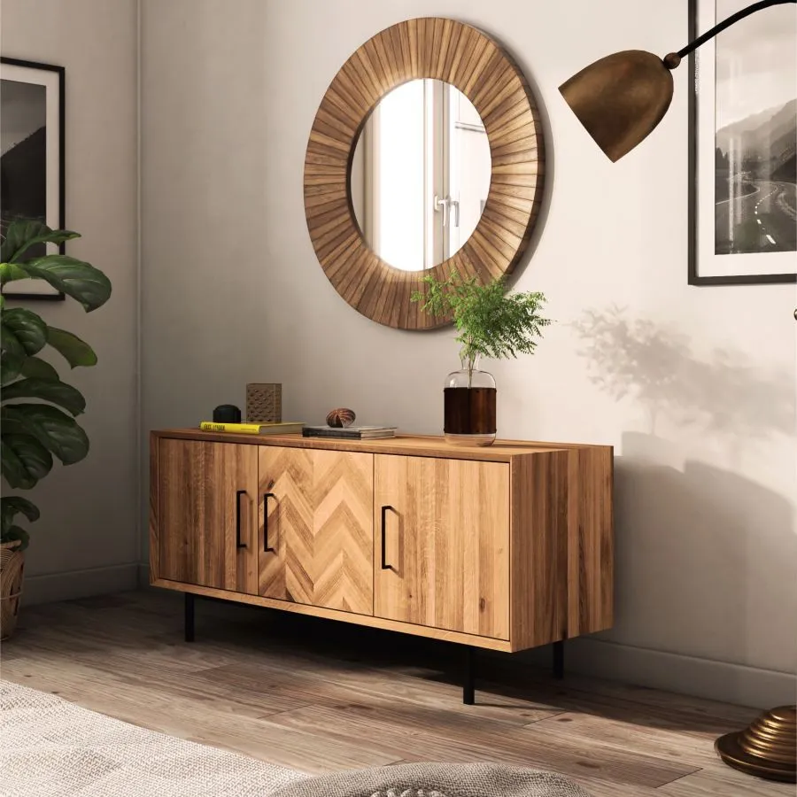 Buffet bas chêne 3 portes collection Harmony