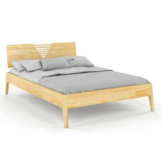 Lit en bois pin massif 160x200 collection LINATE