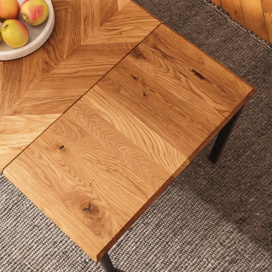 Table basse plateau bois massif collection Harmony