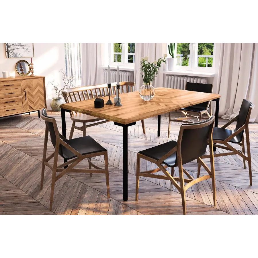 Table a manger bois massif collection Harmony