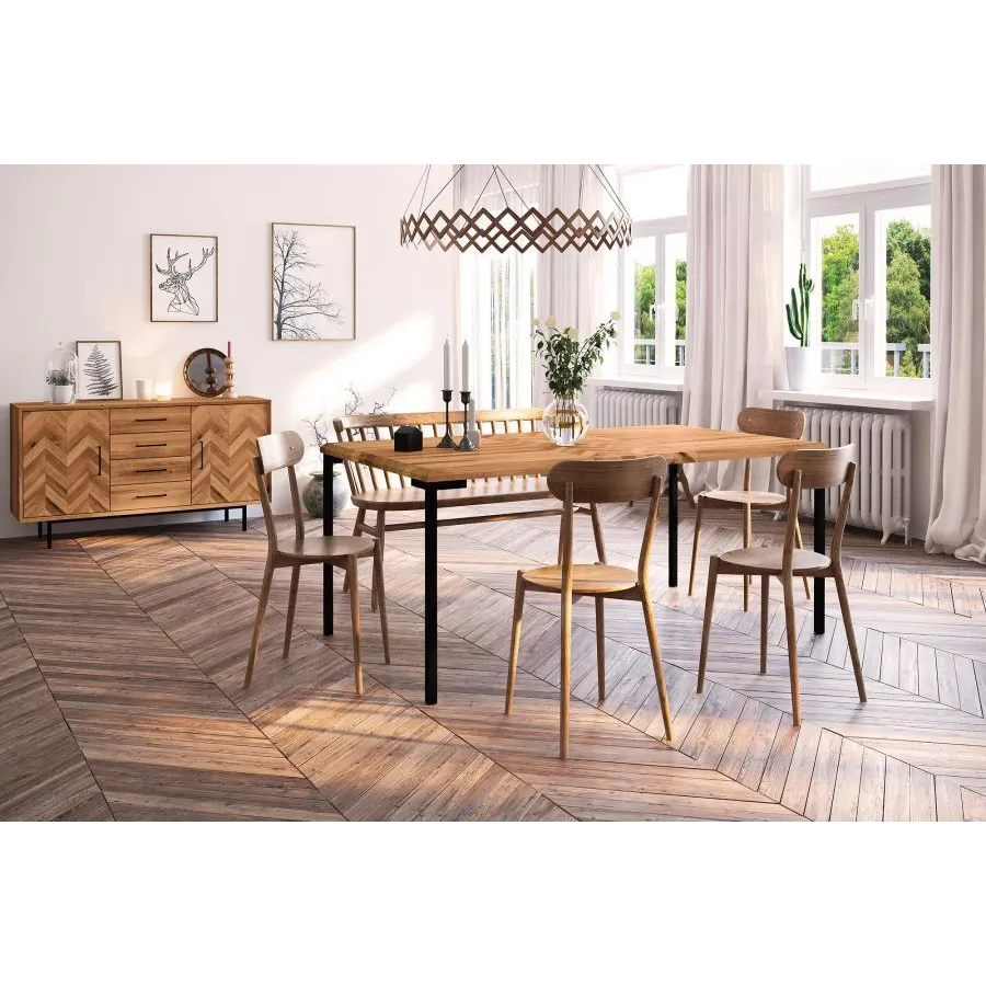 Table chêne massif collection Harmony