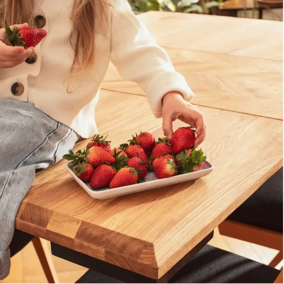 Table en bois massif naturel  collection Harmony