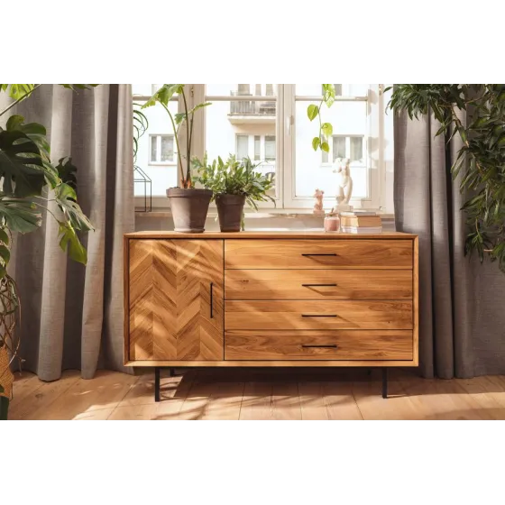 Commode en chêne massif collection Harmony