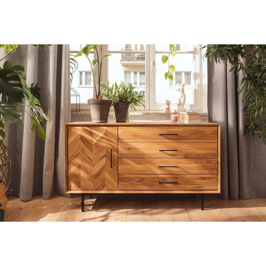 Commode en chêne massif collection Harmony