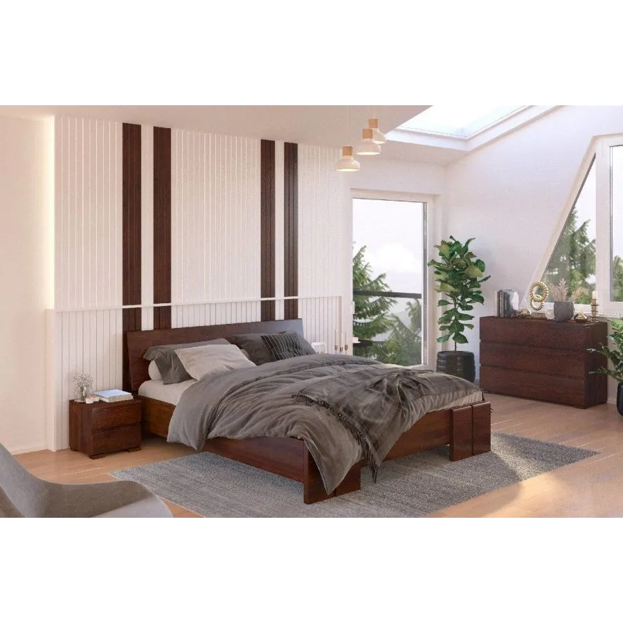 Lit coffre bois en pin collection Scandic