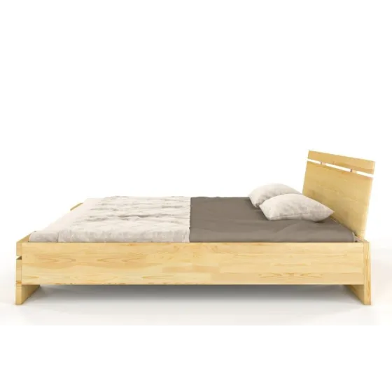 Lit en bois pin naturel 180x200 collection NOTTE