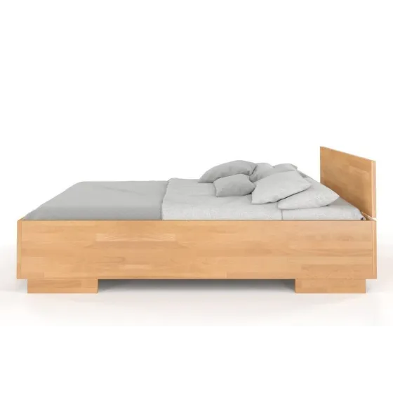 Lit coffre bois massif design collection Noko