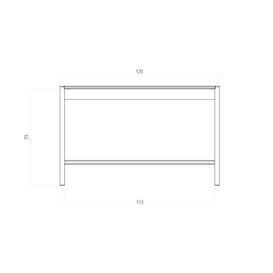 Bureau bois naturel collection Nola