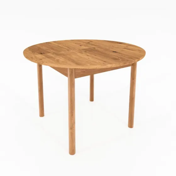 Table ronde bois chêne collection Nola