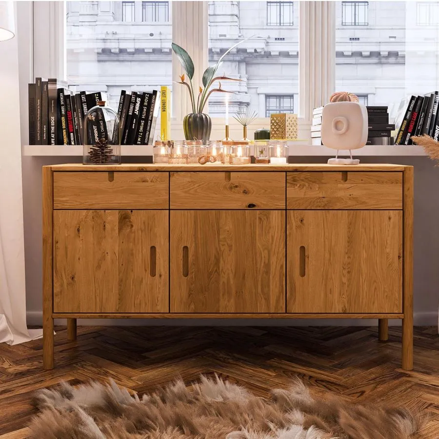 Buffet bois naturel style contemporain collection NOLA