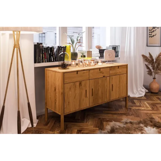 Buffet bois chêne naturel collection NOLA