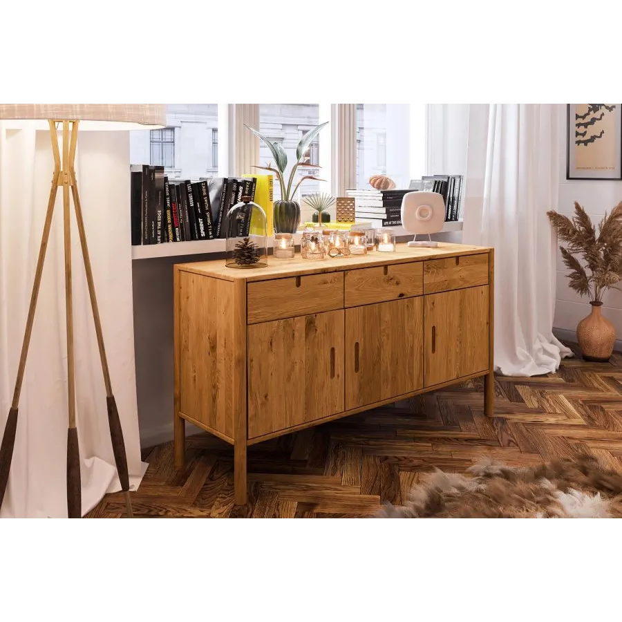 Buffet bois chêne naturel collection NOLA