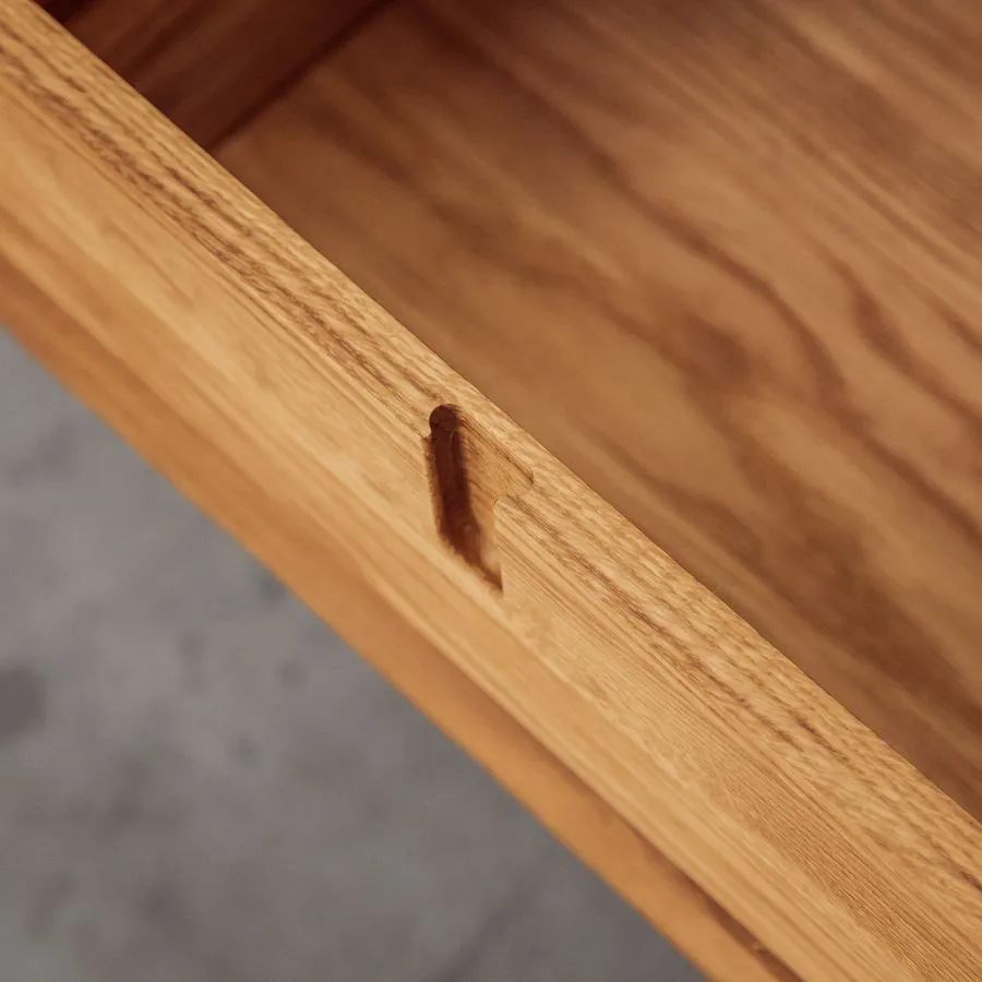 Buffet en bois massif avec tiroirs collection NOLA
