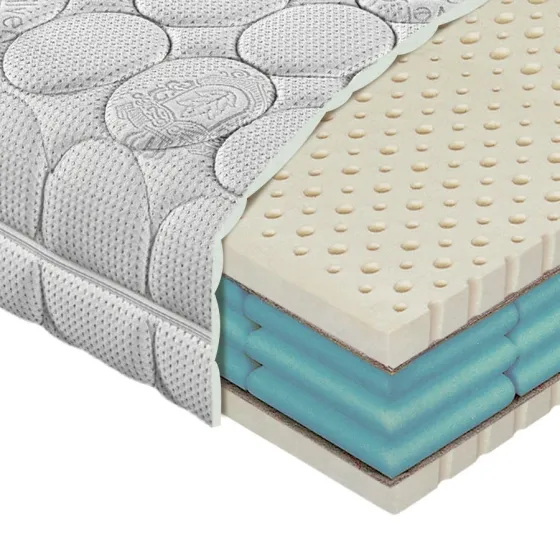 Matelas en latex et mousse 7 zones de confort  ANYO