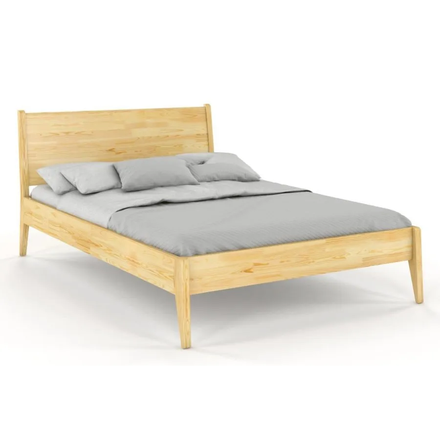 Lit 160x200 bois pin massif naturel collection VENISE