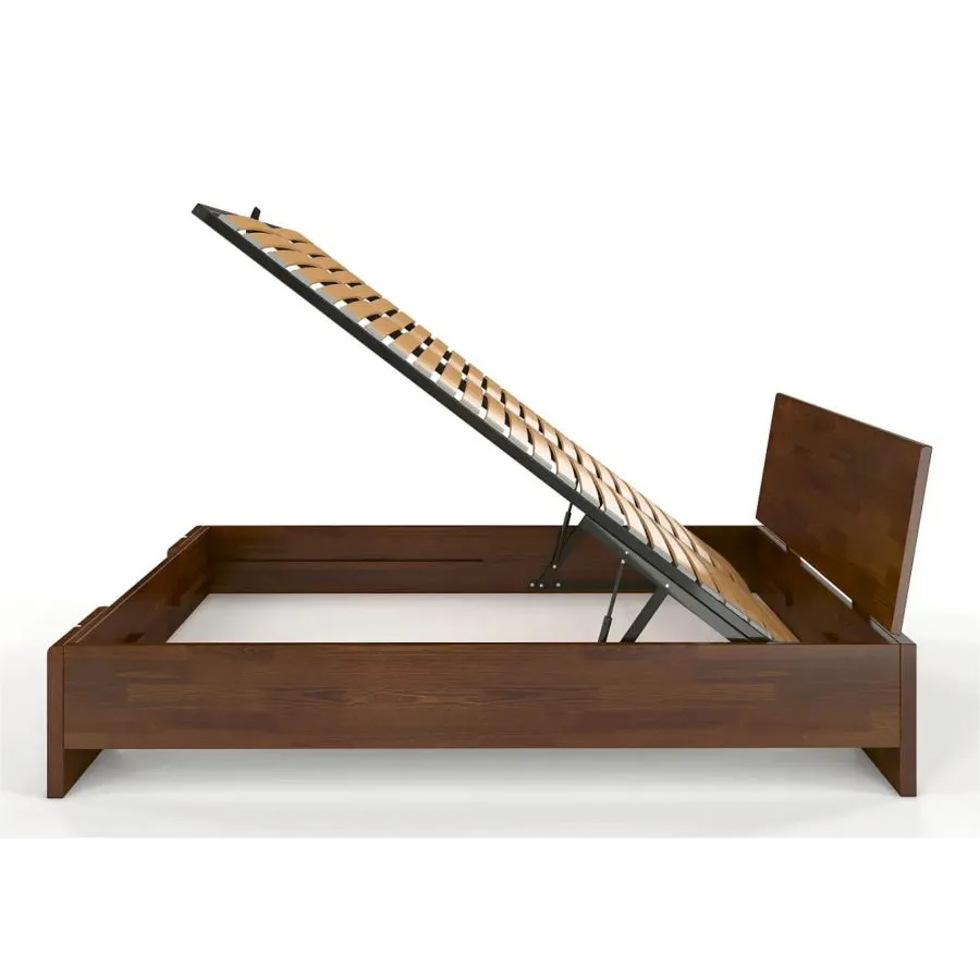 Lit coffre en bois pin massif collection Scandic