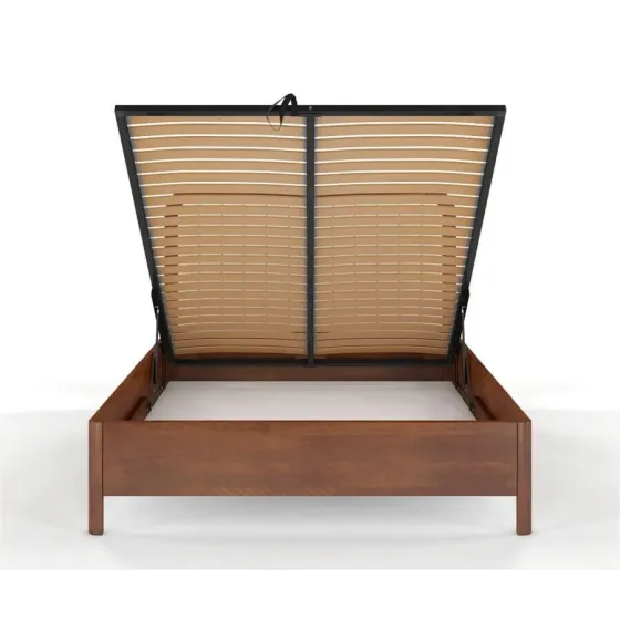 Lit coffre bois 140x200 collection Verde