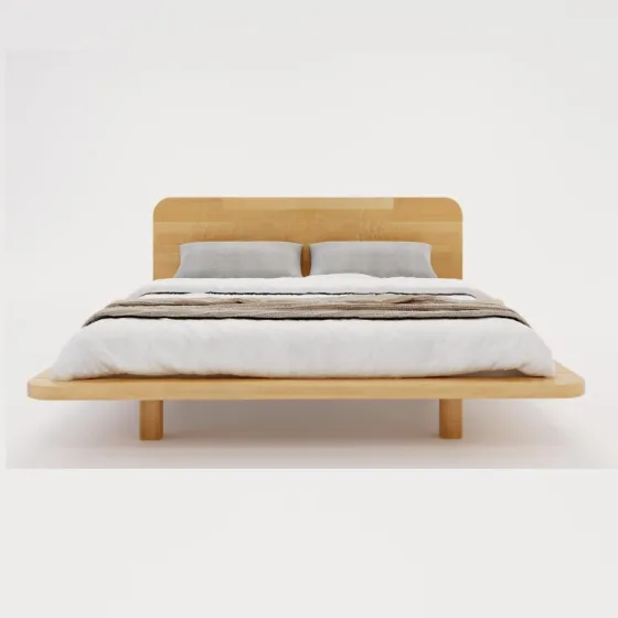 Lit bois teinte naturel collection KOBE