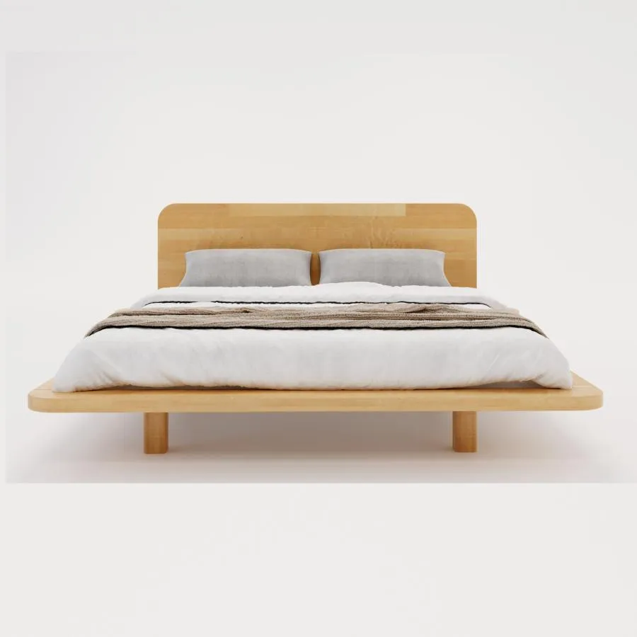 Lit bois teinte naturel collection KOBE