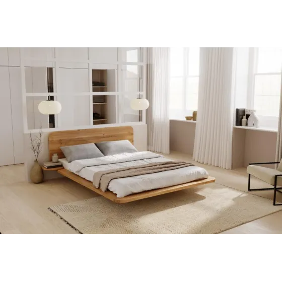 Lit futon en chene collection Kobe