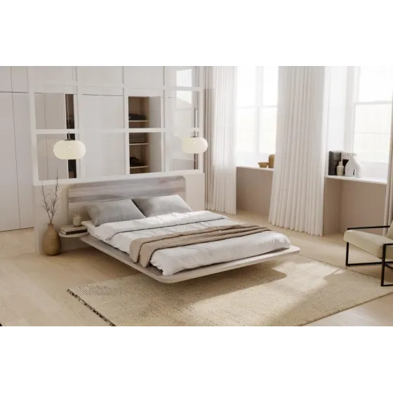 Lit bois blanc collection Kobe