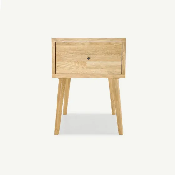 Chevet bois chêne massif style scandinave Loop