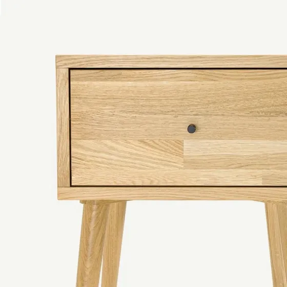 Chevet bois chêne massif style scandinave Loop