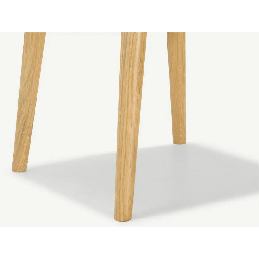 Chevet bois chêne massif style scandinave Loop