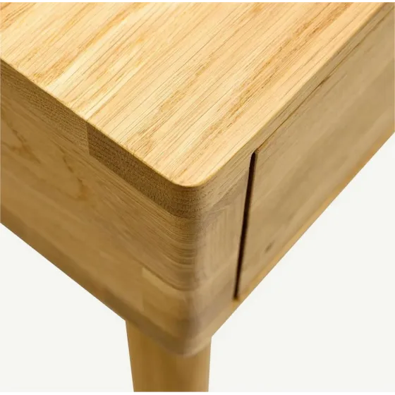 Console bois chêne massif 1 ou 2 tiroirs Classy