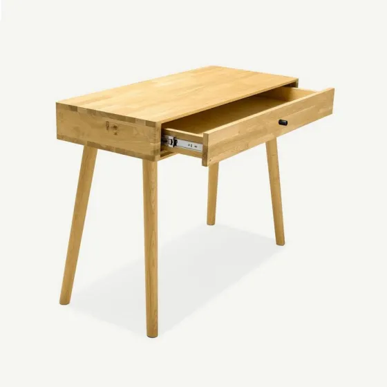 Console bois chêne massif 1 ou 2 tiroirs Classy