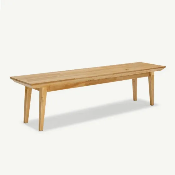 Banc bois chêne massif chambre ou hall d'entrée Loop