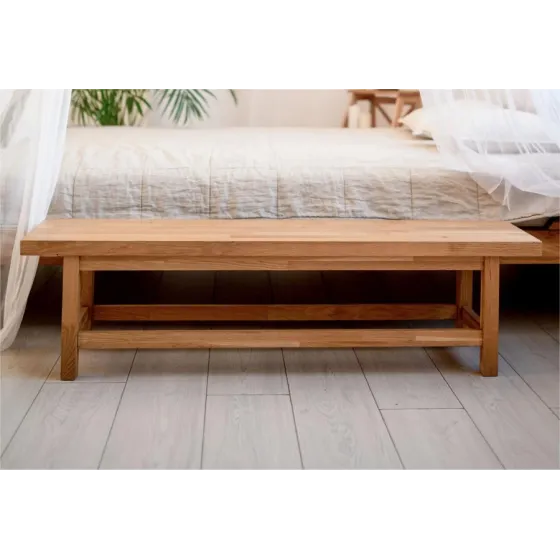 Banc bois massif salon ou chambre Classic