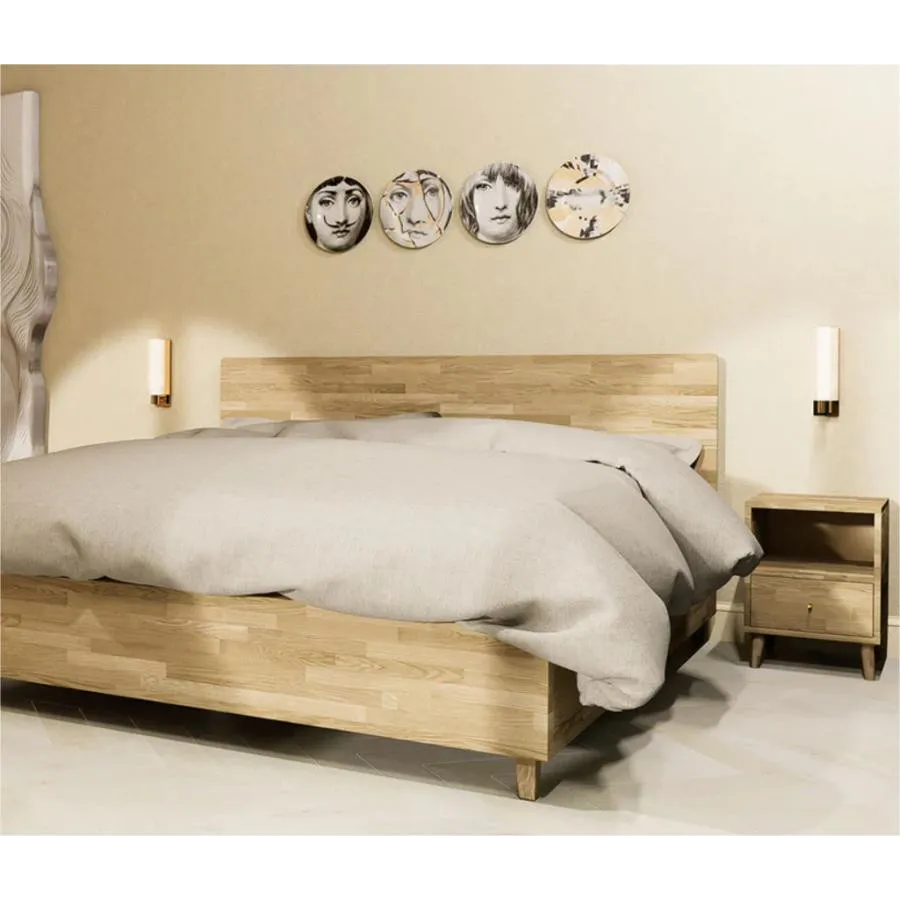 Lit coffre bois  collection Aston