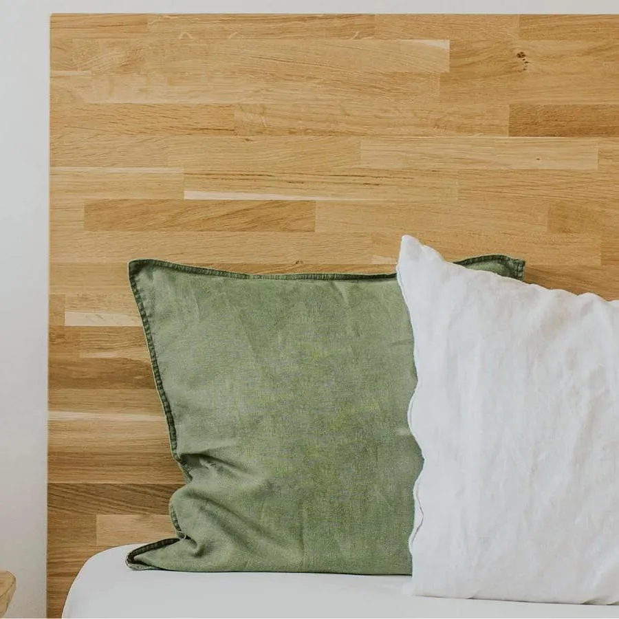 Lit rangement avec tete de lit en bois  collection Aston