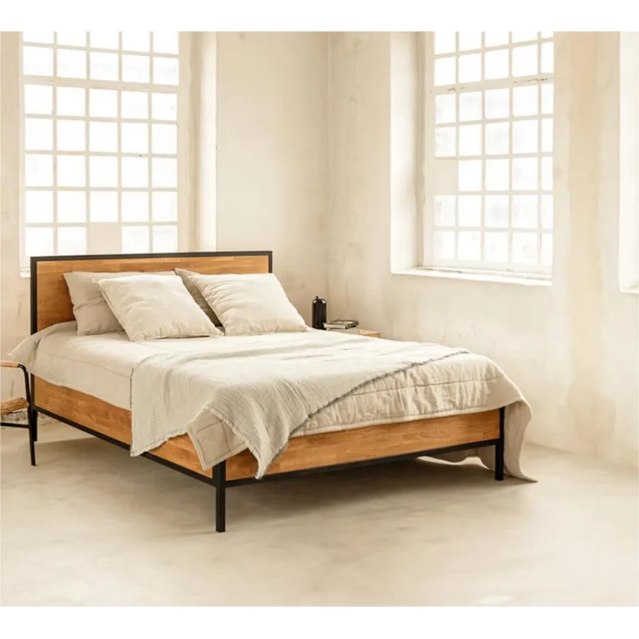 Lit en bois 160x200 collection Lofty