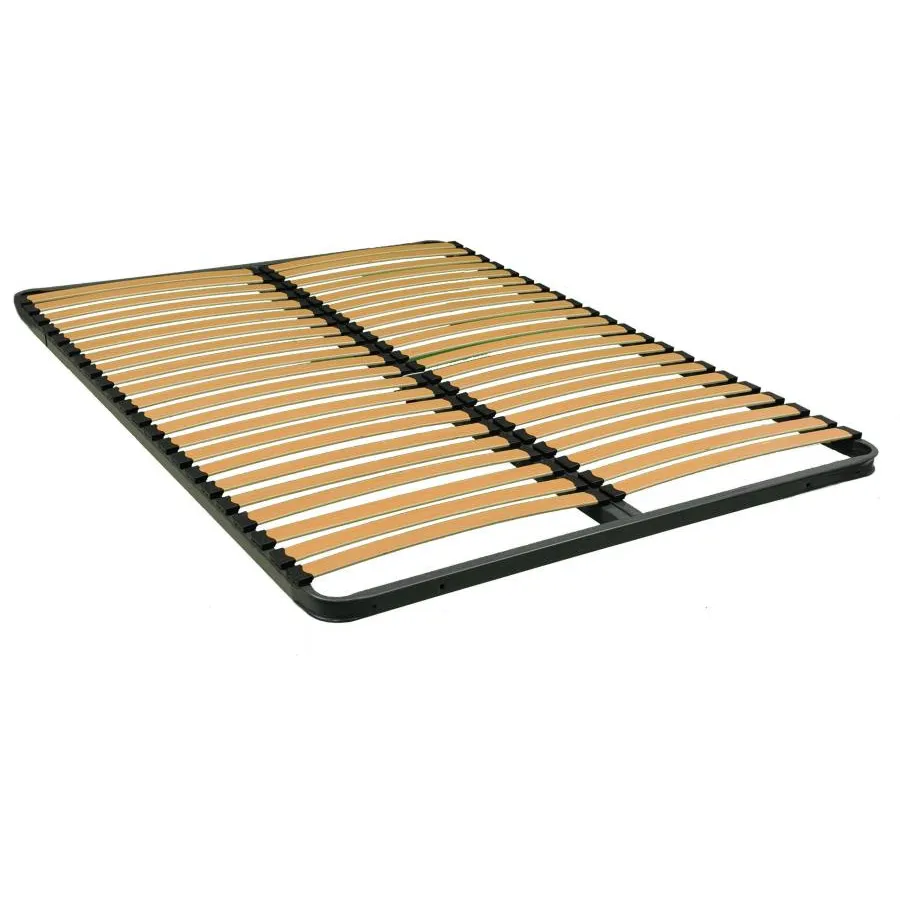 Lit en bois chêne massif 2 places moderne Loop