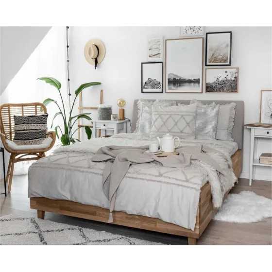 Lit coffre bois moderne collection Loop