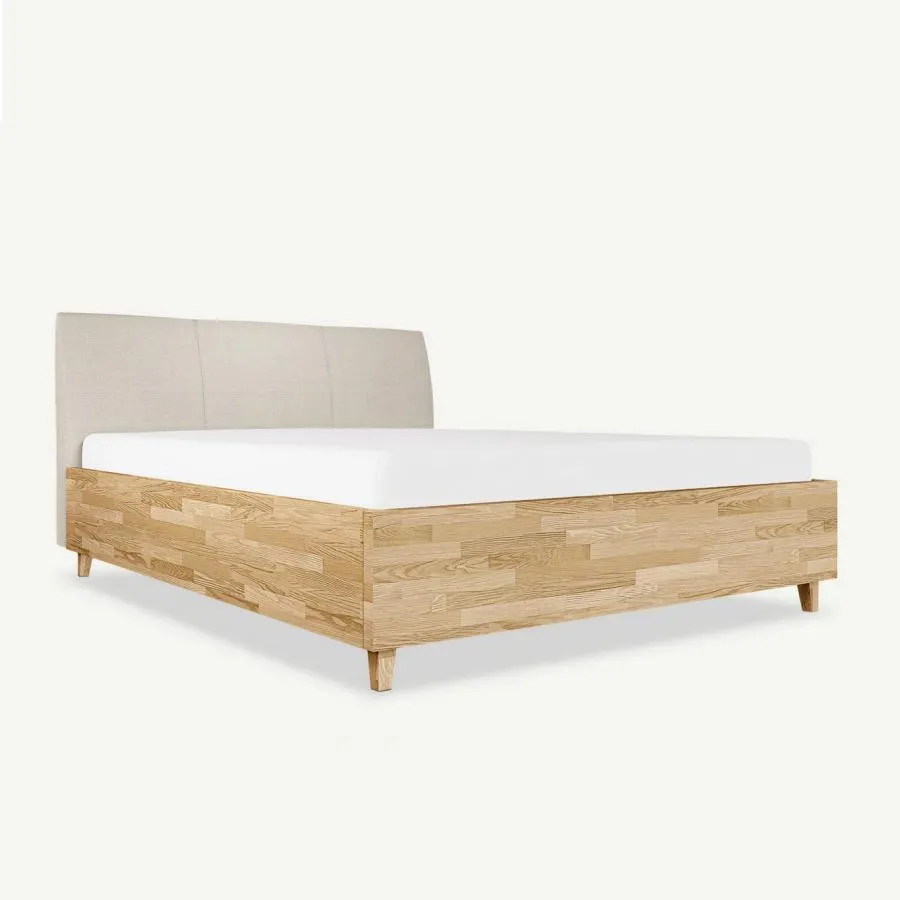 Lit coffre bois massif collection Loop