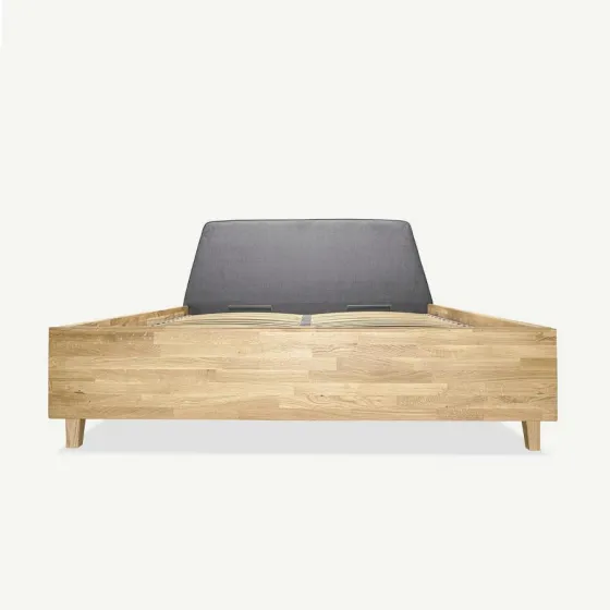 Lit coffre bois avec sommier relevable Bergen