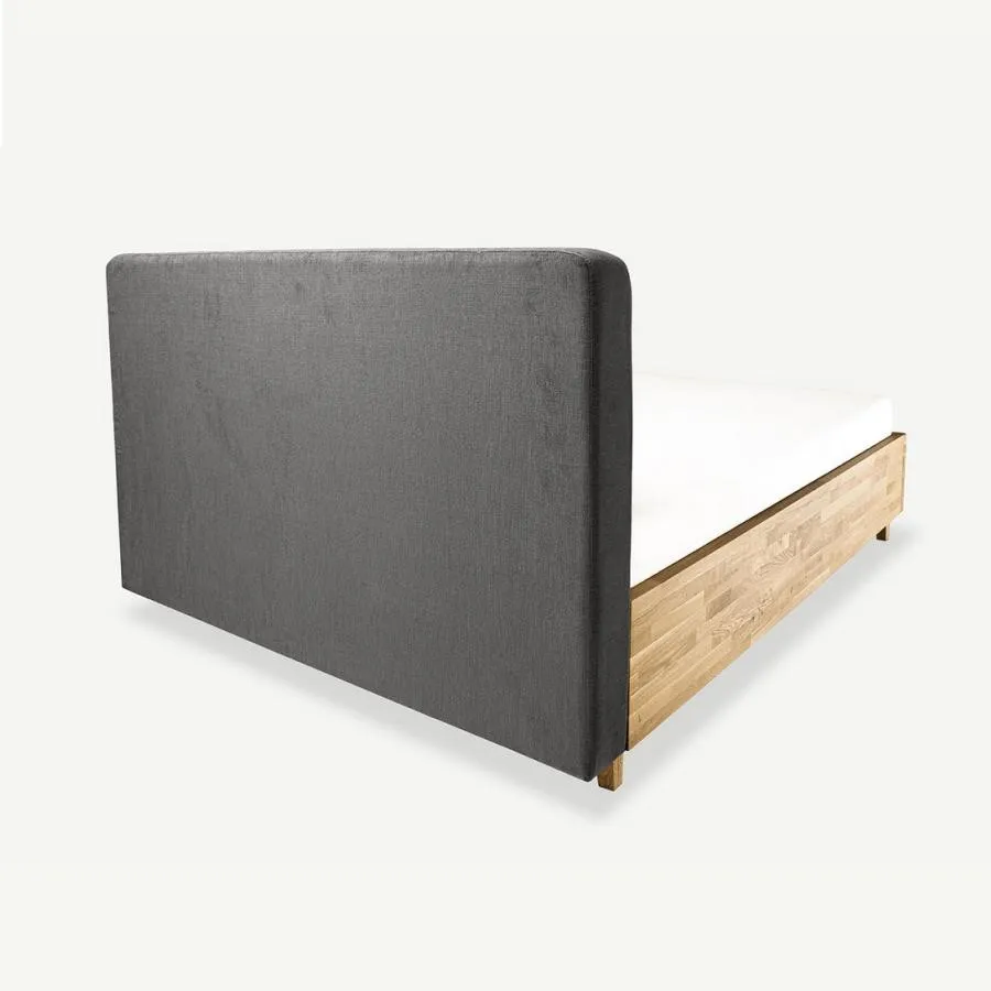 Lit coffre chêne 160x200 collection Classy